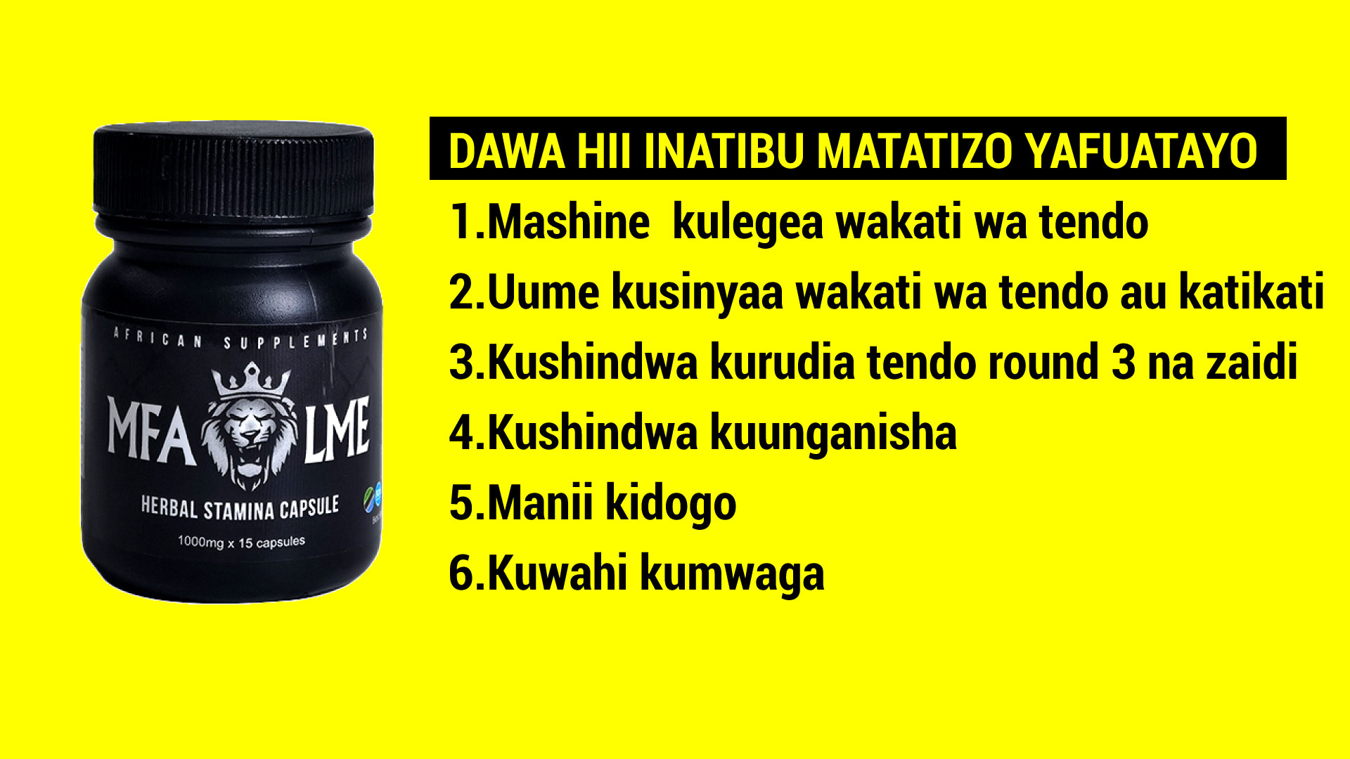 Mfame Supplement Details